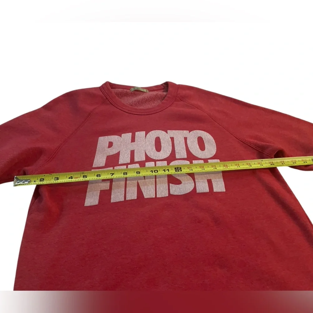 Alternative Earth Red Sweatshirt with White Graphic - Photo Finish - Picture 3 of 7
